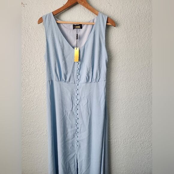 Alexia Admor Baby Blue  Maxi Sundress New With Tags - Picture 3 of 16
